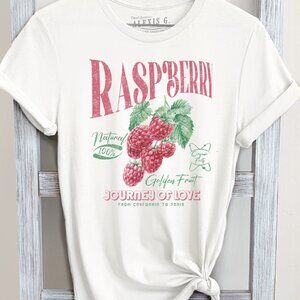 Raspberry Shirt, Fruit Shirt, Farmers Market Shirt, Cute Summer Shirt